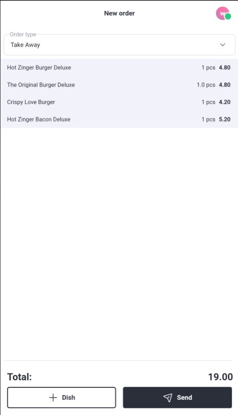Waiter & Cash Desk > Working with an order in "Quick Receipt" mode > 53.jpg