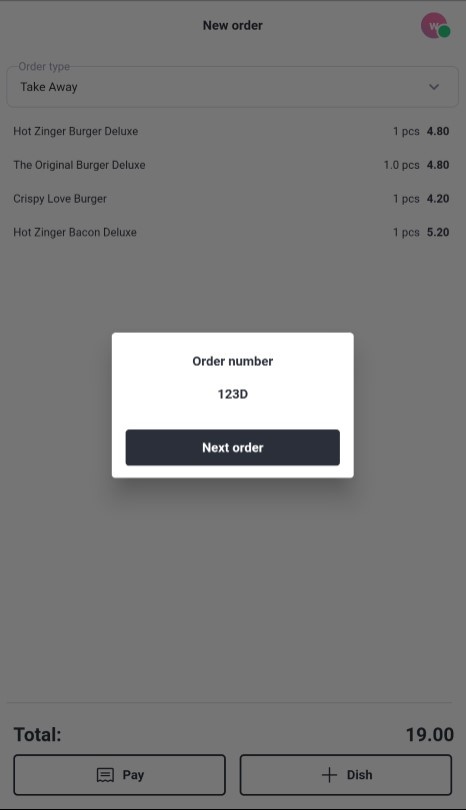 Waiter & Cash Desk > Working with an order in "Quick Receipt" mode > 54.jpg