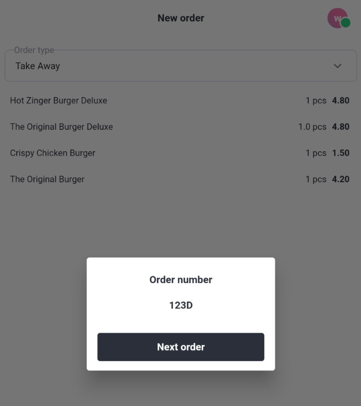 Waiter & Cash Desk > Working with an order in "Quick Receipt" mode > 56.jpg